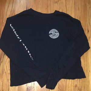 Brandy Melville Navy Blue Long Sleeve